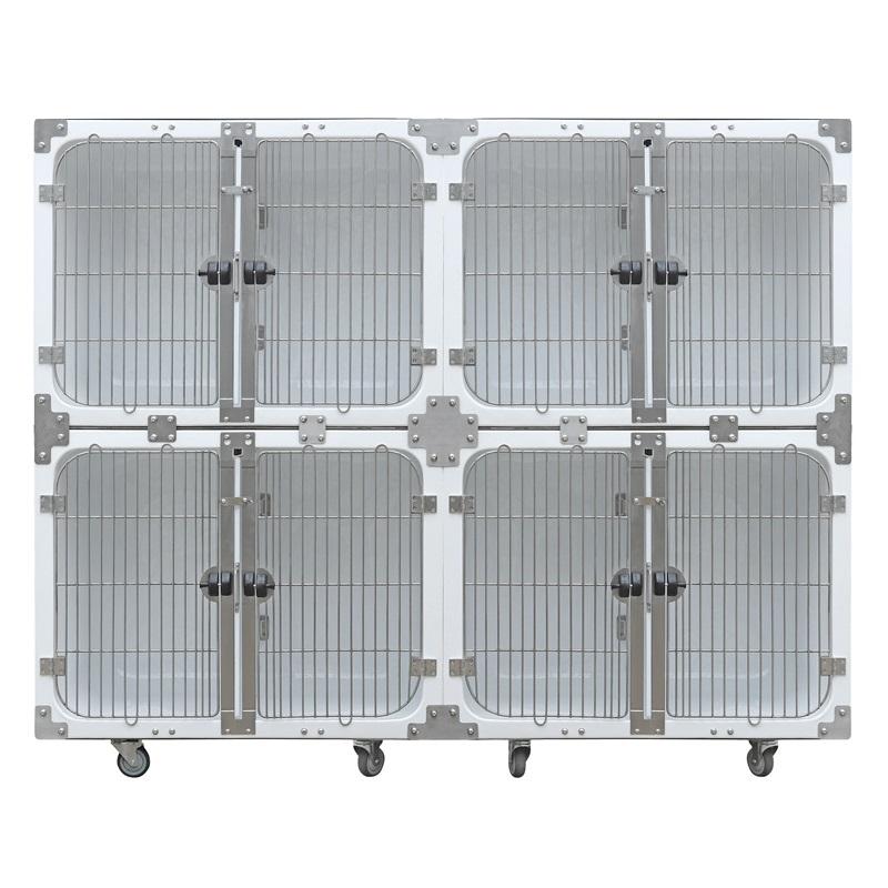 Veterinær vandtæt glasfiber modulært hundebur